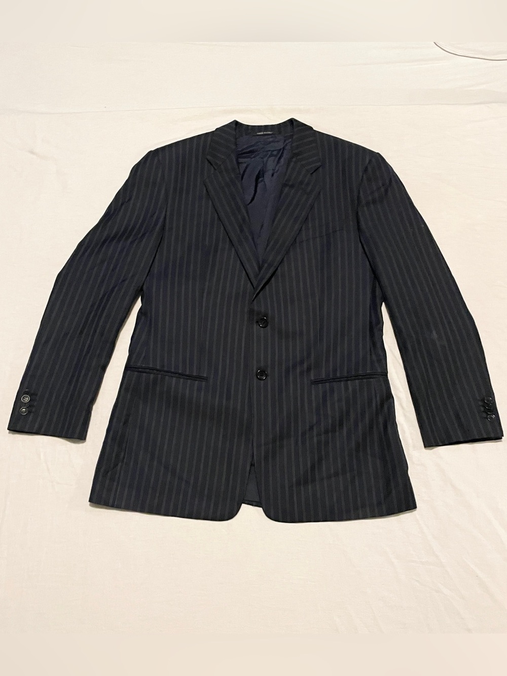 Armani Collezioni Su Misura Made in Italy Pinstripe Wool Blazer/Sport Coat 40R